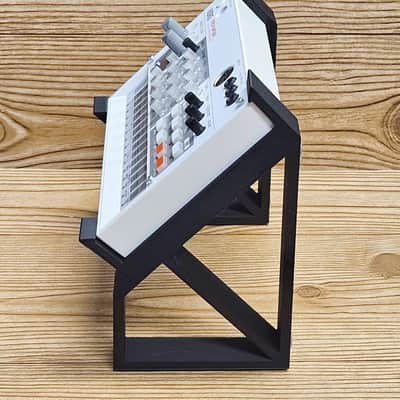 The Analog Source Dual Height Angled Riser Black Desktop Stand for Korg Volca Beats Bass FM Keys Nubass Loop Mix Sample Synthesizer Mixer Drum Rhythm Machine Sampler image 2