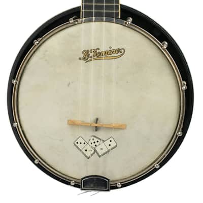 1920s J.R. Stewart Le Domino Banjolele #NSN image 3