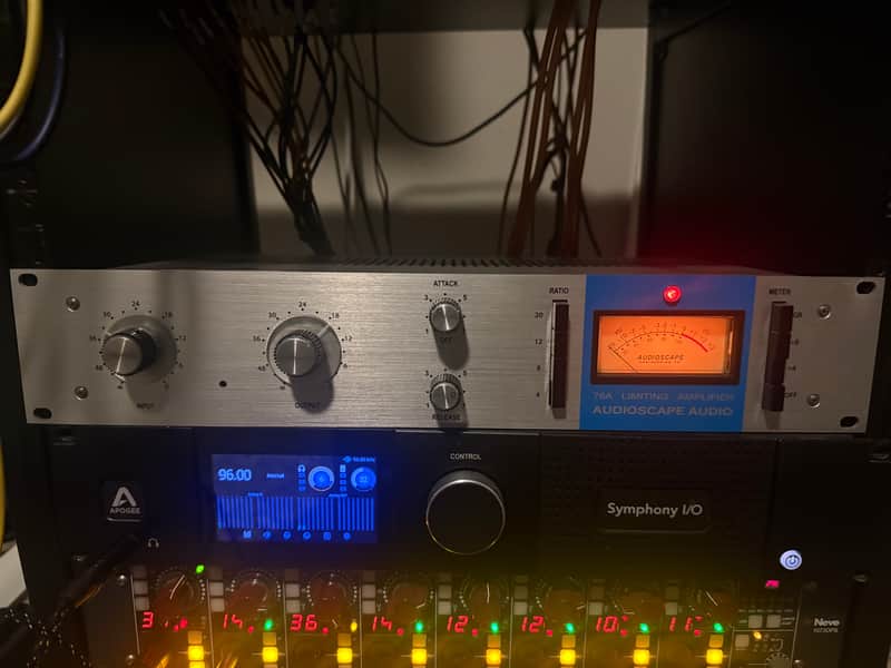 AudioScape Engineering Co. 76A Limiting Amplifier / Compressor 2018 - 2021 - Silver / Blue Stripe image 1