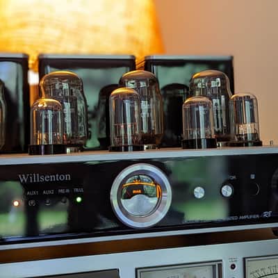 Willsenton R8 KT88/EL34 x4 Tube Amplifier Black/Silver image 1