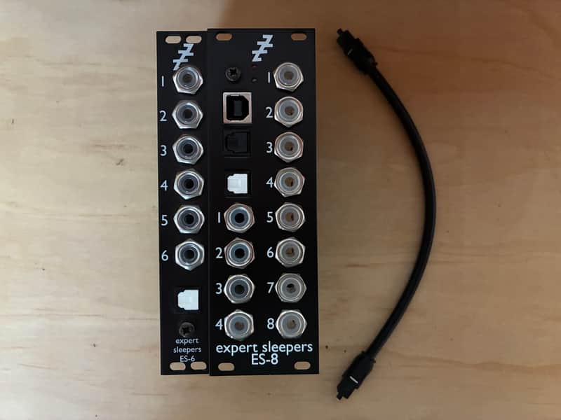 Expert Sleepers ES-8 & ES-6 USB Audio Interface Eurorack Synth Module 2018 - Present - Black image 1