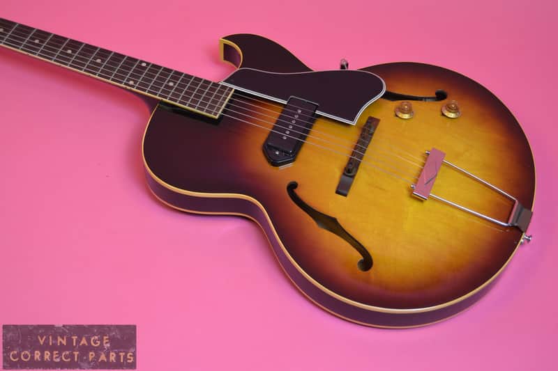 Vintage 1958 Gibson ES-225T - Original Sunburst Finish - Killer Burst Era Player - Great woods image 1
