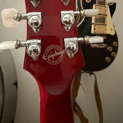 Epiphone Ace Frehley Signature "Budokan" Les Paul Custom 2012 - Faded Cherry Sunburst image 3