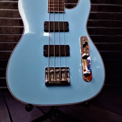 Custom Build - Birdsong Designed T Bass - 30.5" Scale PRE-ORDER - Robin Blue image 1