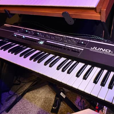 CUSTOM Roland Juno-106 61-Key Programmable Polyphonic Synthesizer 1984 - 1985 - Black