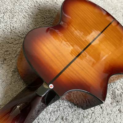 Ibanez 27 Inch Mini Acoustic Guitar, Tiger Maple Sunset Finish image 9