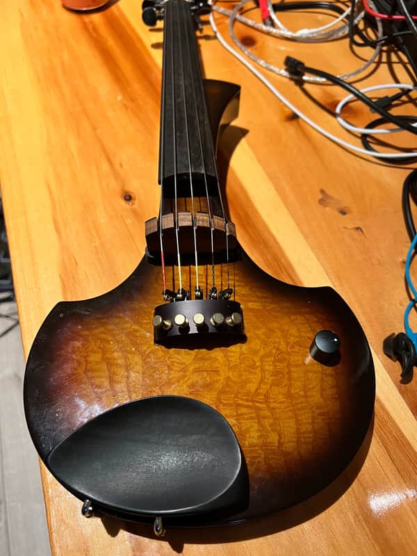 Gorgeous Cantini Earphonic Oreccieto active pickup and Midi Violin - Sunburst image 1