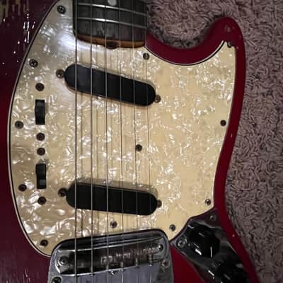 1966 Fender Mustang Dakota Red w/ OHSC image 11