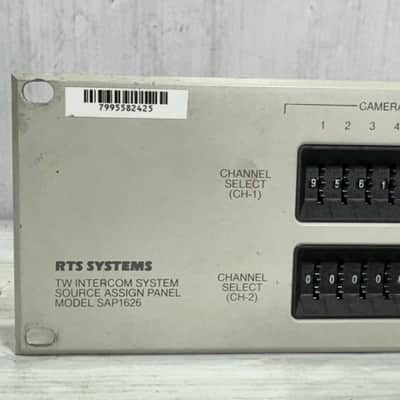 RTS Systems SAP1626 TW Intercom System Source Assign Panel Unit #6162 (One) image 8