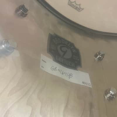 Gretsch GB4164HB Brooklyn Hammered Chrome Over Brass 6.5x14" 10-Lug Snare Drum 2012 - Present - Chrome-Plated image 4