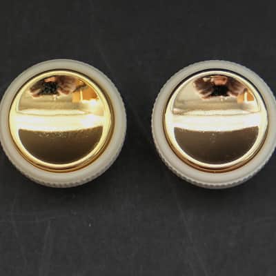 PAIR OF GENUINE Hofner 500/1 Beatle Violin Bass H909/15 Tea Cup Knobs image 1