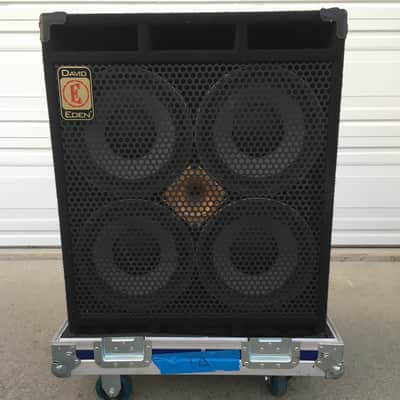 David Eden 410 XLT Bass Cabinet and road case (approx) 2000 image 1