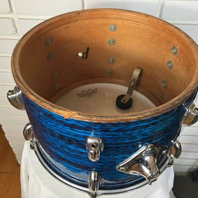 Slingerland 9x13 tom Blue Agate pearl 1973 image 6