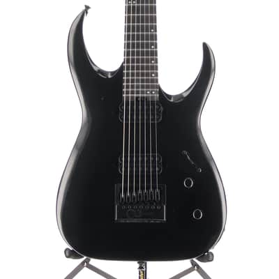 Jackson Pro Series Signature Misha Mansoor Juggernaut ET7, Metallic Black, Professional Setup (O13) (10472) image 1