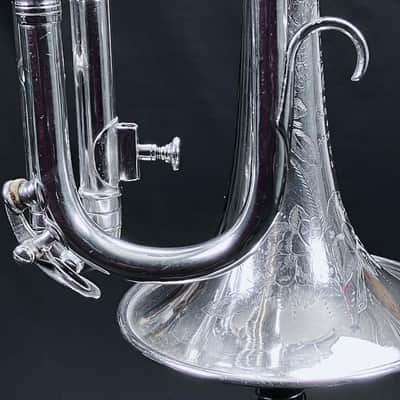 BOOSEY & Co. SOLBRON CLASS A CORNET SILVER PLATED 1911-1916 - S image 13