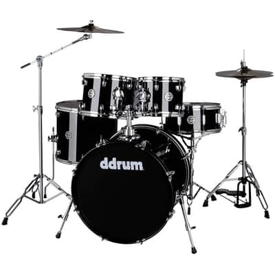 ddrum D2 522 MB 5pc Acoustic Drum Kit. Midnight Black image 2
