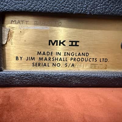 Marshall JMP 1974 MK ll 2-Channel 50-Watt image 3