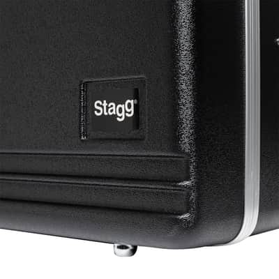 STAGG Medium Weight Black Plastic ABS Moulded Case For Tenor Saxophone Sax image 6