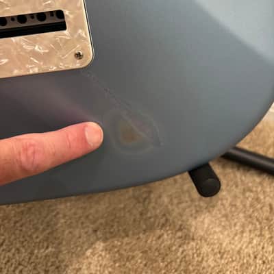 Fender American Elite Stratocaster HSS Shawbucker with Ebony Fretboard 2019 - Satin Ice Blue Metallic image 7