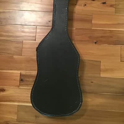 Unknown Vintage Chipboard Electric Guitar Hard Case 1970s Black image 1