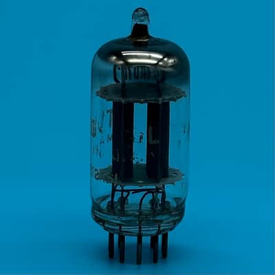 1960s Tung Sol 12AU7A ECC82 Vintage Long Plate Halo Getter Preamp Tube! T339 image 3
