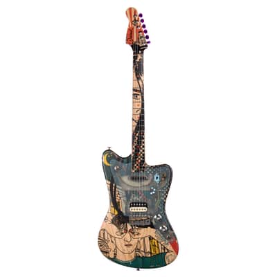 Deimel Guitarworks Firestar Artist Edition "Berlin Tonight" - Offset Electric Guitar Built-in LesLee image 9