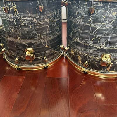 SJC Black Marble w/ Brass Hardware image 10