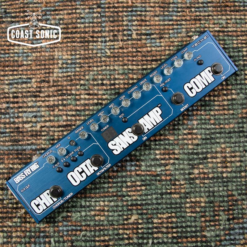 Tech 21 Bass Fly Rig Multi-Effect 2010s - Blue image 1