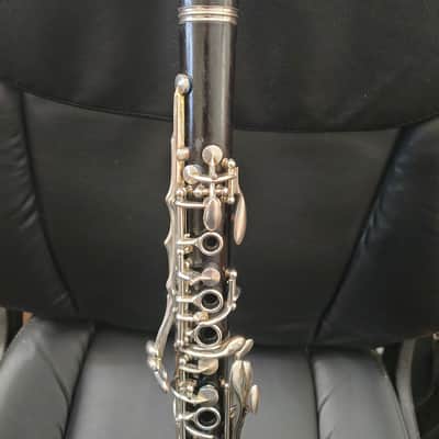 UNBRANDED PROFESSIONAL FULL-BOEHM WOOD Bb CLARINET - LOW Eb - LEATHER PADS - DEMO VIDEO - READY TO PLAY! image 2