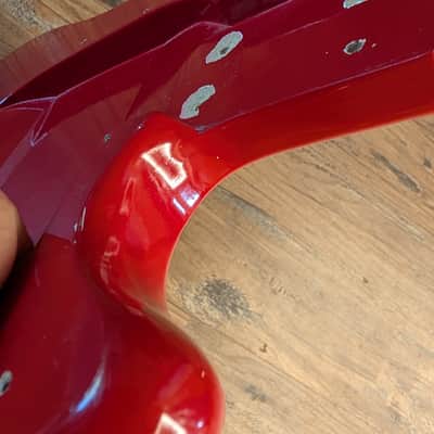 Kalamazoo KG Electric Guitar Body And Neck Only Vintage 1960s Red CLEAN! image 14