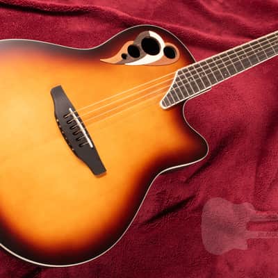 Ovation Celebrity Elite Deluxe Deep Contour Vintage Sunburst Satin CDX40-1 image 3