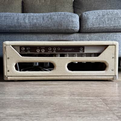 Pre-CBS 1962 Fender Bandmaster Amp 6G7-A Blonde Brown Face Beige Grille Cloth image 7
