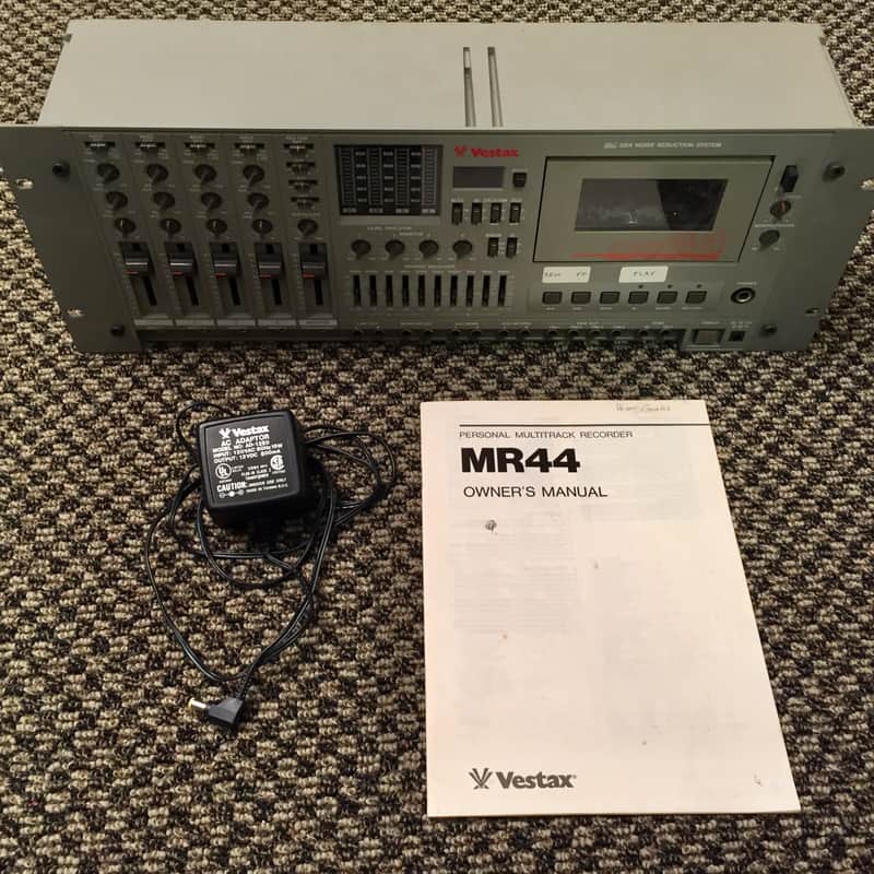 Vestax MR44 マルチトラックレコーダー本体 Vestax MR44 4-Track Cassette Recorder | Reverb