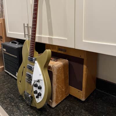 1964 Rickenbacker 345S Export Rose Morris | Desert Gold | Near Mint | Toaster Top | Townshend Spec w/ OHSC image 6