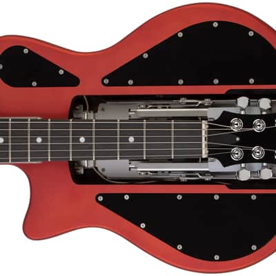 Ciari Travel Guitars Ascender Standard 2026 HH Rampart Red with Free Backpack! image 5