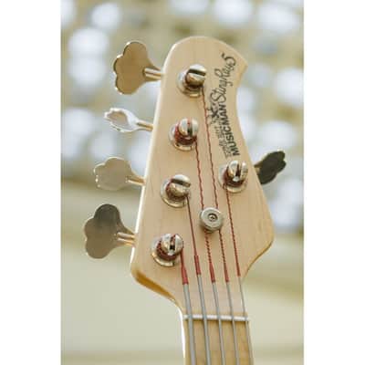 1988 Ernie Ball Music Man Stingray 5 fire engine red image 23