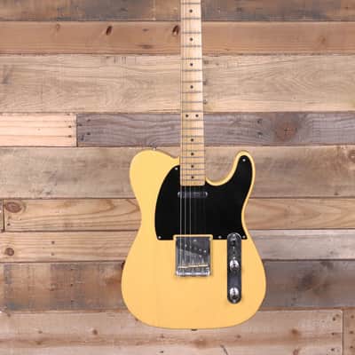 Fender 75th Anniversary Vintera Road Worn 1951 Telecaster Electric Guitar Butterscotch Blonde w/ Case image 4