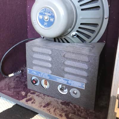 Bell and Howell 1940s Filmosound 12-inch Jensen Speaker Cabinet/Amp image 5