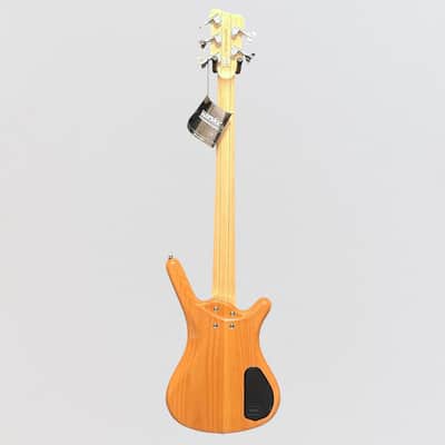 Warwick RockBass Corvette Premium 5 String Left Handed Electric Bass Guitar - Natural image 7
