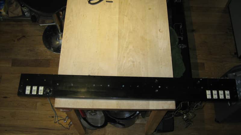 Hammond -3 series drawbar plate with Vibrato and percussion switches image 1