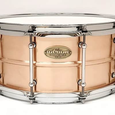 Udrum 6.5x14" Vintage Bronze Snare 2021 Clear Lacquer image 1