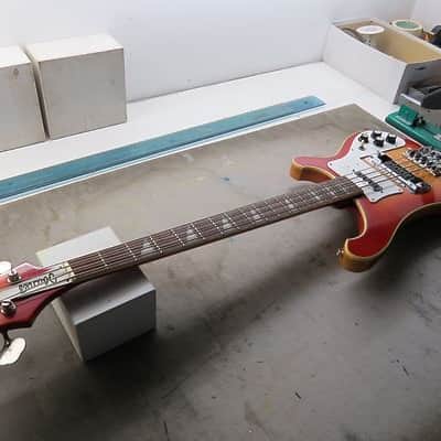 Ibanez Rickenbacker 4001 copy 1974 - fireburst image 4
