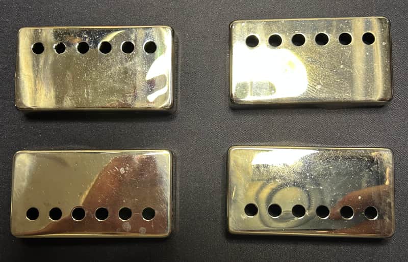 PRS Two Pairs of Chrome Humbucker Pickup Covers USED Paul Reed Smith image 1