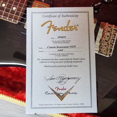 Fender Custom Shop NOS Strat (HH, Rear Routed, Hardtail) image 20