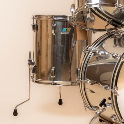 1970s Ludwig 'Big Beat' in Stainless Steel - 14x22, 16x16, 9x13, 8x12 image 9
