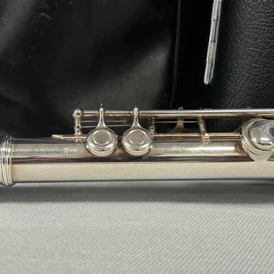 Yamaha YFL-371 Intermediate Flute - Solid Silver Headjoint, Open Hole, Off-set G, B Footjoint w/ Case image 10