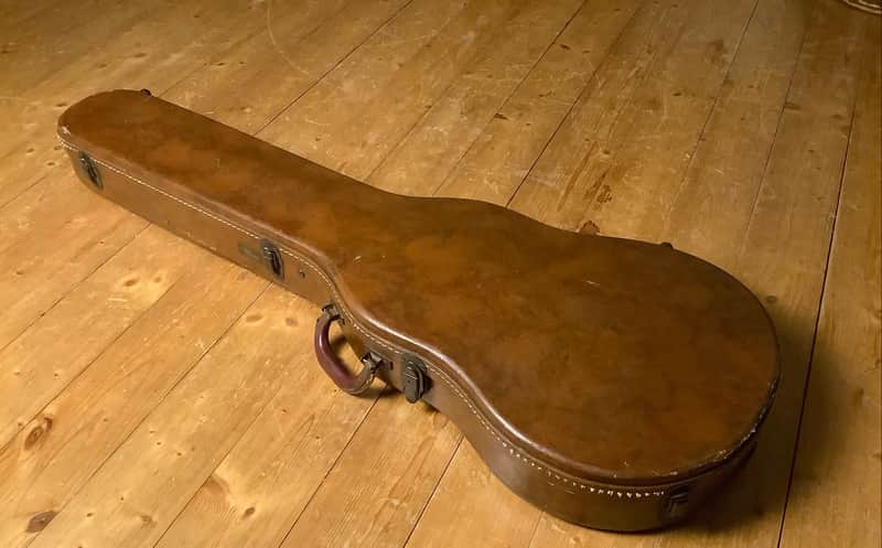 Gibson Lifton Les Paul case 1953, 1954, 1955, 1956, 1957, 1958 Pink  / Brown 4 Latches image 1