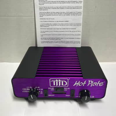 THD Hot Plate Power Reactive Attenuator 8 Ohm Purple Volume Control Load Box Amp Power Soak w Manual image 3