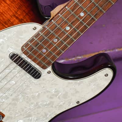 2006 Fender Korea Koa-Top Telecaster Electric Guitar (VIDEO! Fresh Work, Ready) image 5