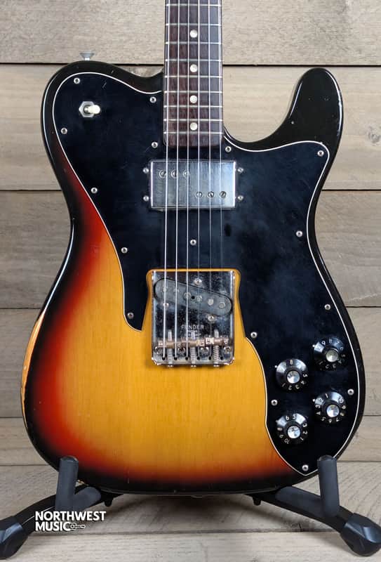 1973 Fender Telecaster Custom 3-Color Sunburst - Very Good